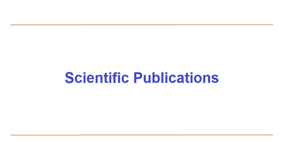 Our Scientific Publications   🧾 📚
